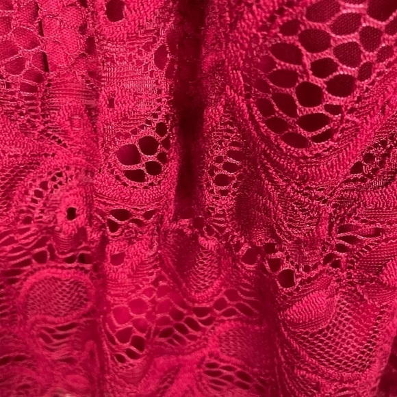 Lulus Red Lace Dress - Picture 9 of 12
